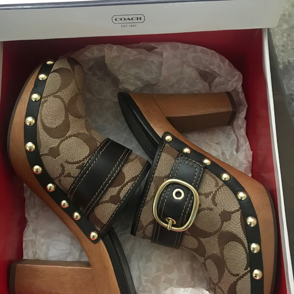 Coach Willow Clogs Authentic 6.5 - Picture 8 of 8